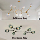 Axyaa Modern Pendant Chandelier Glass Lampshade LED Ceiling Light