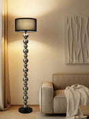 Axyaa Stainless Steel LED Floor Lamp for Living Room, Bedroom & Bedside