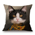 Axyaa Nordic Animal Cartoon Print Cushion Cover - Sofa & Bedroom Decoration Pillowcase
