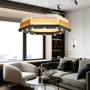 Axyaa Postmodern LED Chandelier for Designer Living Room Elegance