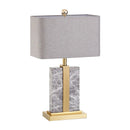 Axyaa Marble Desk Lamp - Modern Minimalist LED Table Lamp for Home Decor