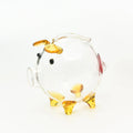 Axyaa Glass Piggy Bank for Gold Beans Storage - Mini Wish Bottle