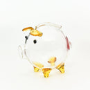 Axyaa Glass Piggy Bank for Gold Beans Storage - Mini Wish Bottle