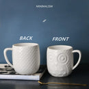 Axya™ Ceramic Owl Mug, Couples Cup, Creative Fashion