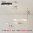 Axyaa Nordic LED Pendant Chandelier for Modern Living Room Lighting