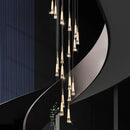 Axyaa Nordic Home Decoration Stair Chandelier Living Room Bedroom Dining Room Pendant Ceiling Light