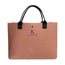 Axyaa Felt Storage Bag: Large Capacity Handbag for Fearless Living