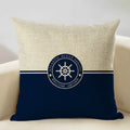Axyaa Marine Cotton Fish Cushion Cover 45x45CM Square Home Decor Pillow Case