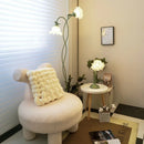 Axyaa Vintage Green Glass Sconces Floor Lamp