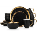 Axyaa Porcelain 16 Piece Dinnerware Set - Elegant Dining Ensemble