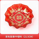 Axyaa Big Fu Zi Fruit Plate - Melon & Snack Plate for Home, BPA-Free