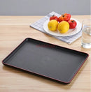 Axyaa Rectangular Acrylic Tea Tray - Commercial Grade Bar and Hotel Server