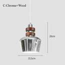 Axyaa Iron Plated Pendant Light for Modern Retro Decor
