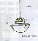 Axyaa Angel Glass Vase for Living Room Decor with Hanging Hydroponic Flowers
