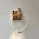 Axyaa Crystal Bubble Wall Lamp for Bedroom Living Room Modern Aisle Lighting