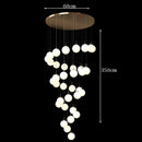Axyaa LED Pendant Chandeliers for Modern Living and Dining Rooms