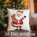 Cute Santa Claus Christmas Pillow Cover for Sofa, Bedroom, Car - Axyaa