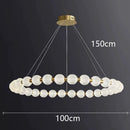Axyaa Modern LED Chandelier for Living, Dining, and Bedroom Lighting