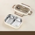 Axyaa Bento Lunch Box for Adults with Compartments and Storage Compatibility