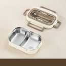 Axyaa Bento Lunch Box for Adults with Compartments and Storage Compatibility