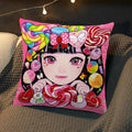 Axyaa Anime Pillow Cover by Chisato Tatumi for Sofa Room Decor and Wedding Gift