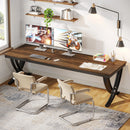 Axyaa 78.7" Double Computer Desk for Home Office – Spacious 2-Person Work Desk