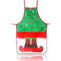 Axyaa Christmas Apron with Festive Cartoon Print