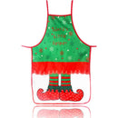 Axyaa Christmas Apron with Festive Cartoon Print