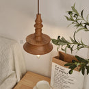 Axyaa Wooden Hanging Light Fixture for Modern Indoor Lighting
