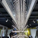 Axyaa Cosmos Chandelier: Nordic Luxury Silver Firefly Light for Living Room and Dining Table