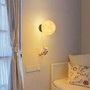 Axyaa Astronaut Moon Climber Wall Lamp: PLA 3D Print, Children's Room Decor.