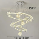 Axyaa Crystal Chandelier Pendant Light for Living Room and Bedroom
