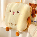 Axyaa Plush Warm Hands Toast Pillow for Girls Birthday Gift
