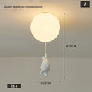 Axyaa Bear Cartoon Kids Pendant Light Bedroom Children's Room Decor LED