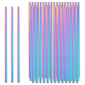 Axyaa Stainless Steel Drinking Straw Set for Juices, Cocktails & Milkshakes