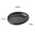 Axyaa Solid Color Salad Plate Set: Creative Tableware in Irregular Shape for Restaurant & Kitchen