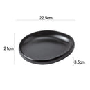 Axyaa Solid Color Salad Plate Set: Creative Tableware in Irregular Shape for Restaurant & Kitchen