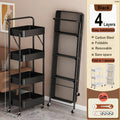 Axyaa Floor-to-Ceiling Multi-layer Service Cart for Kitchen Storage