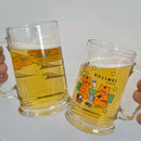 Axyaa Cute Cat Glass Cup Handle Beer Coffee Juice Milk Tea Mugs Birthday Gift