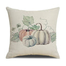 Axyaa Thanksgiving Pumpkin Pillow Cover 45*45cm Home Decor Cotton Linen