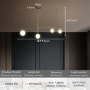 Axyaa Black LED Ceiling Chandelier for Bedroom Living Room Dining Room