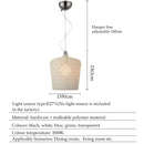 Axyaa Nordic Acrylic Chandeliers LED Pendant Lights Dining Restaurant Decor
