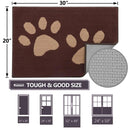 Axyaa Quick Dry Chenille Mud Mat - Absorbent Non-Slip Dog Door Mat