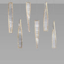 Axyaa LED Pendant Light Chandeliers Modern Staircase Hanging Lamp for Living Room