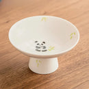 Axyaa Panda Fruit Dishes Handmade Pastry Plate Food Storage Tray Hospitality Supplies