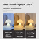 Dimmable Glass Mushroom Table Lamp for Home Decor by Axyaa
