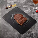 Axyaa Fast Defrosting Tray for Frozen Meat Large Size Groove Design Rapid Thawing Plate