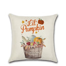 Axyaa Pumpkin Car Print Pillow Cover for Fall Home Decor