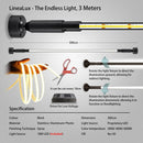 Axyaa Skyline Steel Linear LED Wall Light