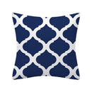 Axyaa Geometry Polyester Cushion Cover 45x45, Decorative Sofa Pillowcase Blue Yellow Black Home Décor